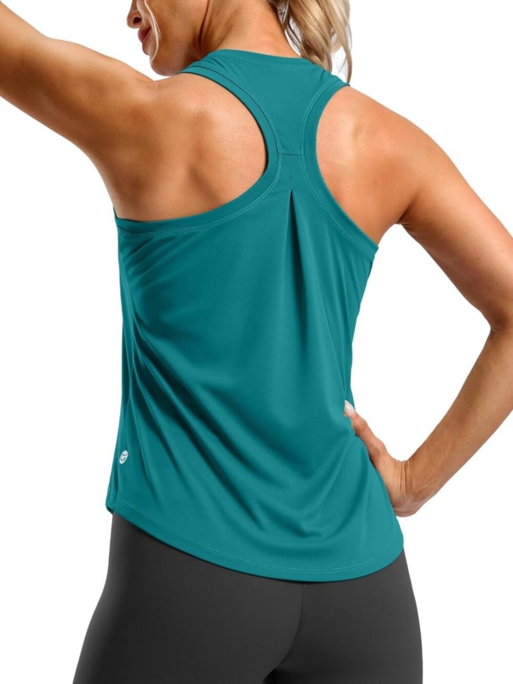 Women's Racerback Workout Tank Tops - Athletic Gym Shirts for Fitness & Training